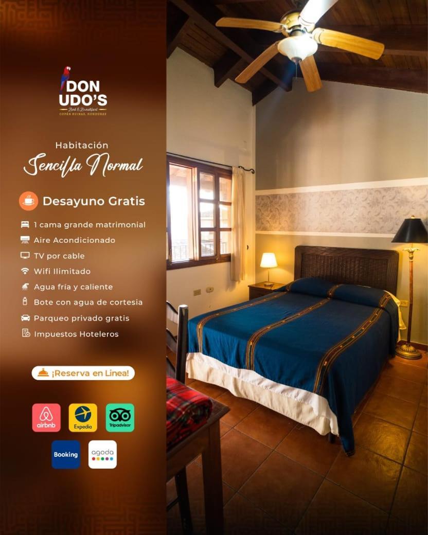 Hotel Don Udos Bed & Breakfast Copán Εξωτερικό φωτογραφία